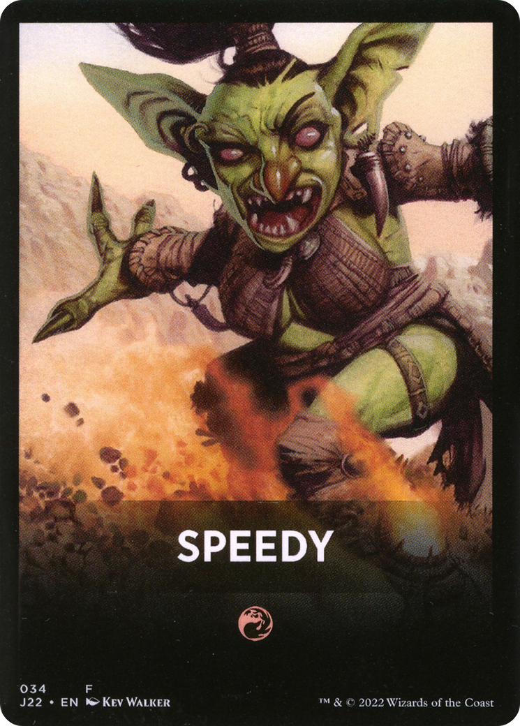 Speedy Theme Card [Jumpstart 2022 Front Cards] | Lots Moore NSW