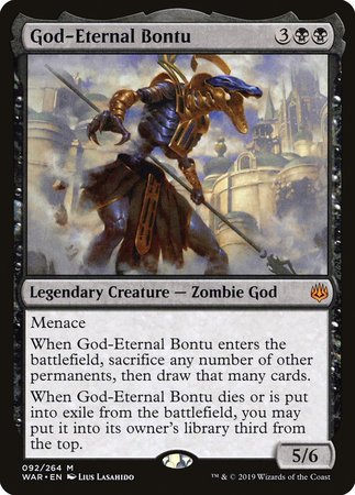 God-Eternal Bontu [War of the Spark] | Lots Moore NSW