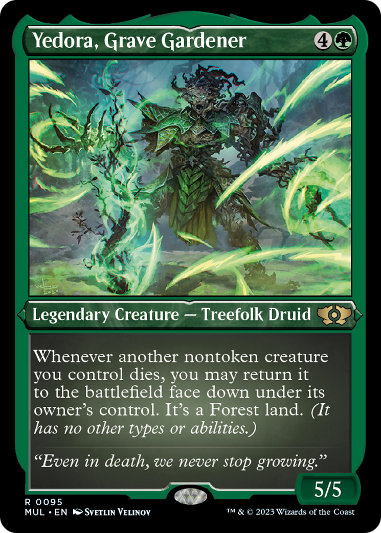 Yedora, Grave Gardener (Foil Etched) [Multiverse Legends] | Lots Moore NSW