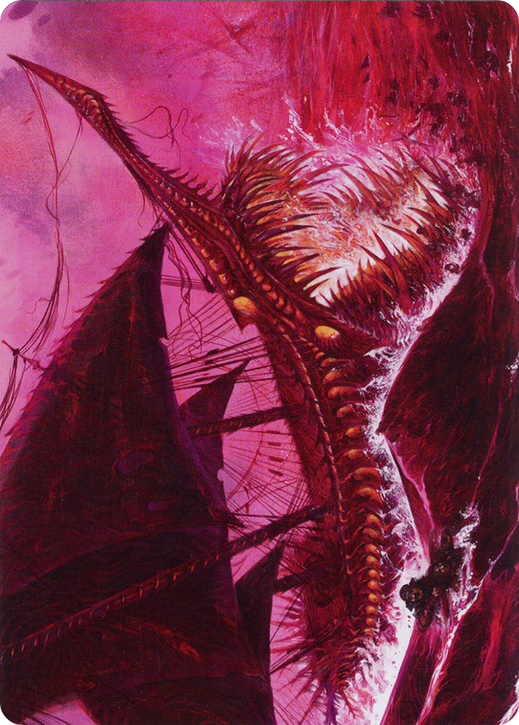 Marauding Dreadship Art Card [March of the Machine Art Series] | Lots Moore NSW