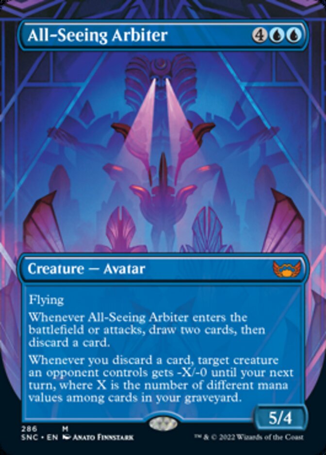 All-Seeing Arbiter (Borderless Alternate Art) [Streets of New Capenna] | Lots Moore NSW