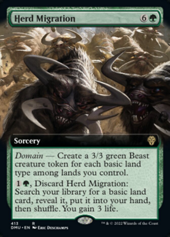 Herd Migration (Extended Art) [Dominaria United] | Lots Moore NSW