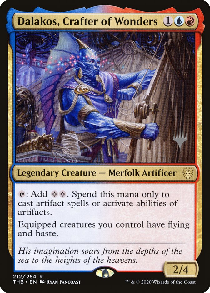 Dalakos, Crafter of Wonders (Promo Pack) [Theros Beyond Death Promos] | Lots Moore NSW