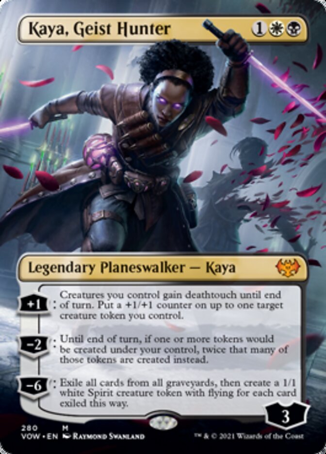 Kaya, Geist Hunter (Borderless) [Innistrad: Crimson Vow] | Lots Moore NSW