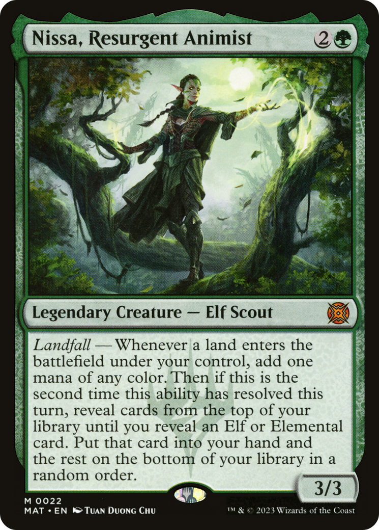 Nissa, Resurgent Animist [March of the Machine: The Aftermath] | Lots Moore NSW