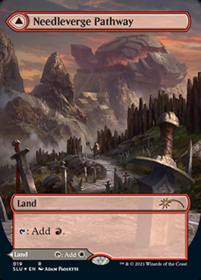 Needleverge Pathway // Pillarverge Pathway (Borderless) [Secret Lair: Ultimate Edition 2] | Lots Moore NSW