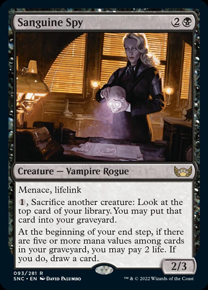 Sanguine Spy [Streets of New Capenna] | Lots Moore NSW