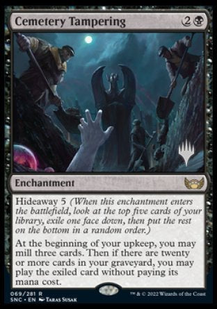 Cemetery Tampering (Promo Pack) [Streets of New Capenna Promos] | Lots Moore NSW