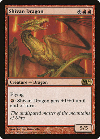 Shivan Dragon [Magic 2014] | Lots Moore NSW