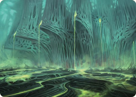 Swamp Art Card [Phyrexia: All Will Be One Art Series] | Lots Moore NSW