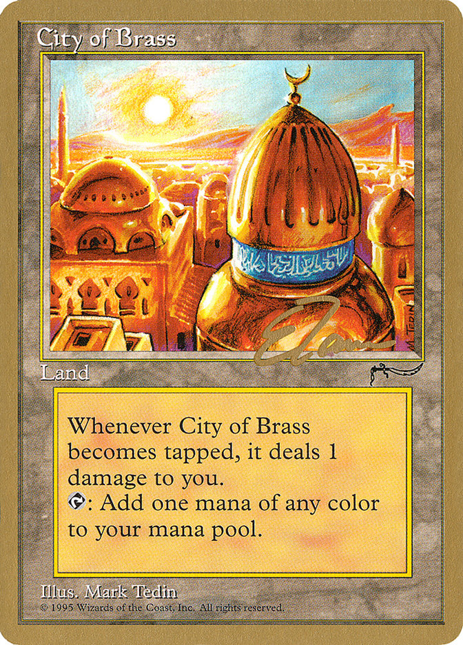 City of Brass (Eric Tam) [Pro Tour Collector Set] | Lots Moore NSW