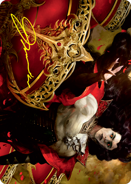 Bloodvial Purveyor Art Card (Gold-Stamped Signature) [Innistrad: Crimson Vow Art Series] | Lots Moore NSW