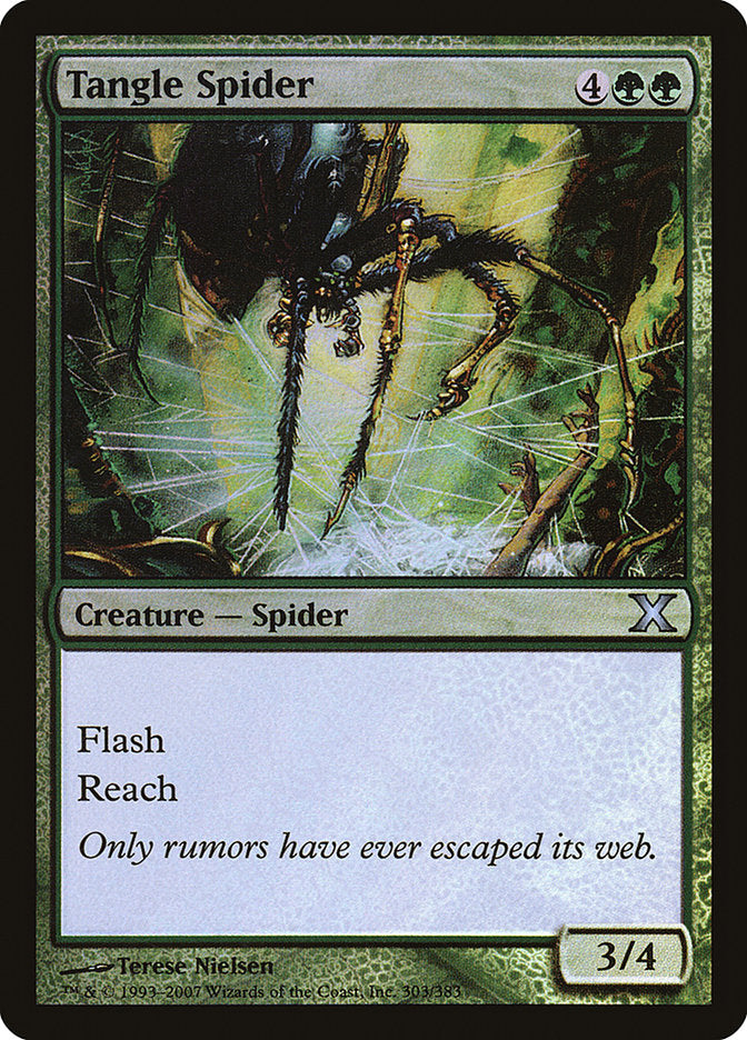 Tangle Spider (Premium Foil) [Tenth Edition] | Lots Moore NSW