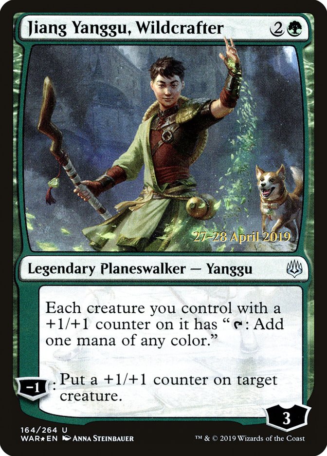 Jiang Yanggu, Wildcrafter  [War of the Spark Prerelease Promos] | Lots Moore NSW