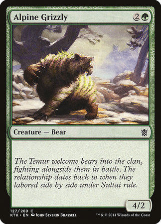 Alpine Grizzly [Khans of Tarkir] | Lots Moore NSW