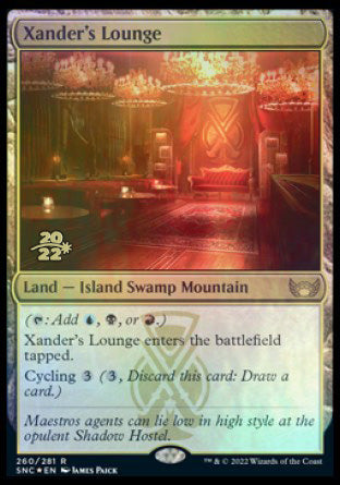 Xander's Lounge [Streets of New Capenna Prerelease Promos] | Lots Moore NSW