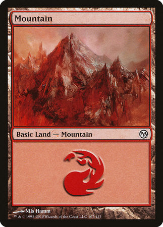 Mountain (107) [Duels of the Planeswalkers] | Lots Moore NSW