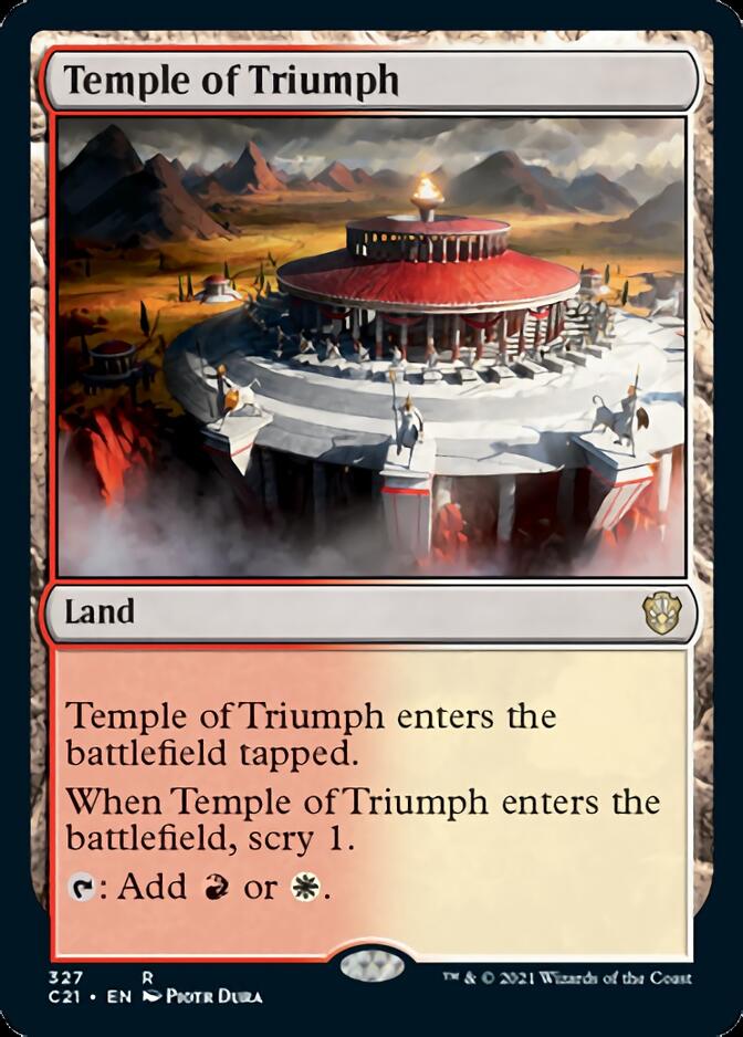 Temple of Triumph [Commander 2021] | Lots Moore NSW