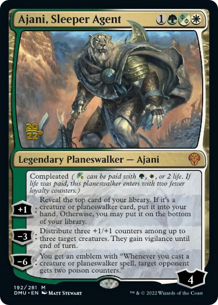 Ajani, Sleeper Agent [Dominaria United Prerelease Promos] | Lots Moore NSW