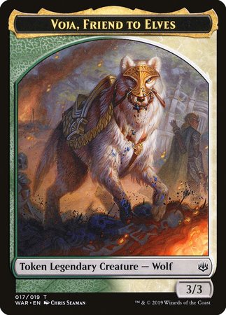 Voja, Friend to Elves Token [War of the Spark Tokens] | Lots Moore NSW