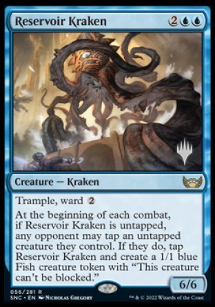 Reservoir Kraken (Promo Pack) [Streets of New Capenna Promos] | Lots Moore NSW