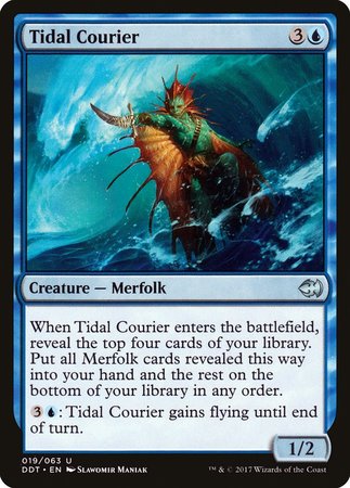 Tidal Courier [Duel Decks: Merfolk vs. Goblins] | Lots Moore NSW