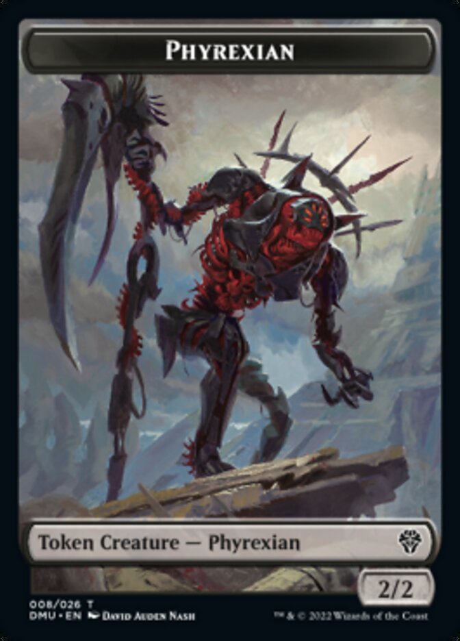 Phyrexian Token [Dominaria United Tokens] | Lots Moore NSW