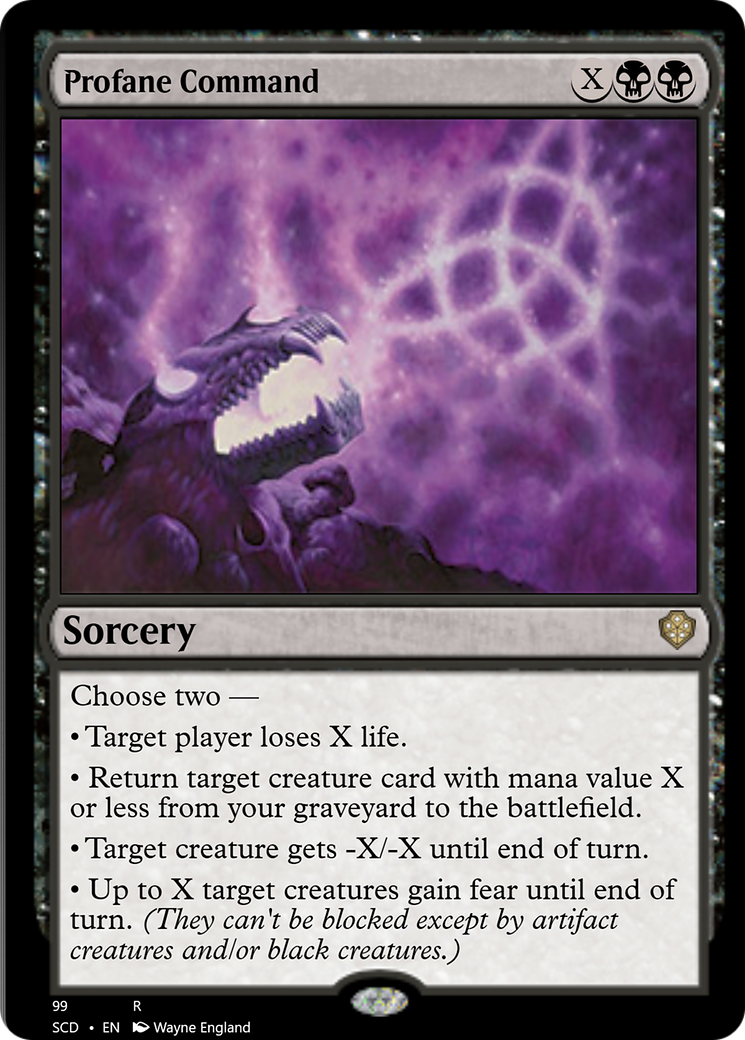 Profane Command [Starter Commander Decks] | Lots Moore NSW