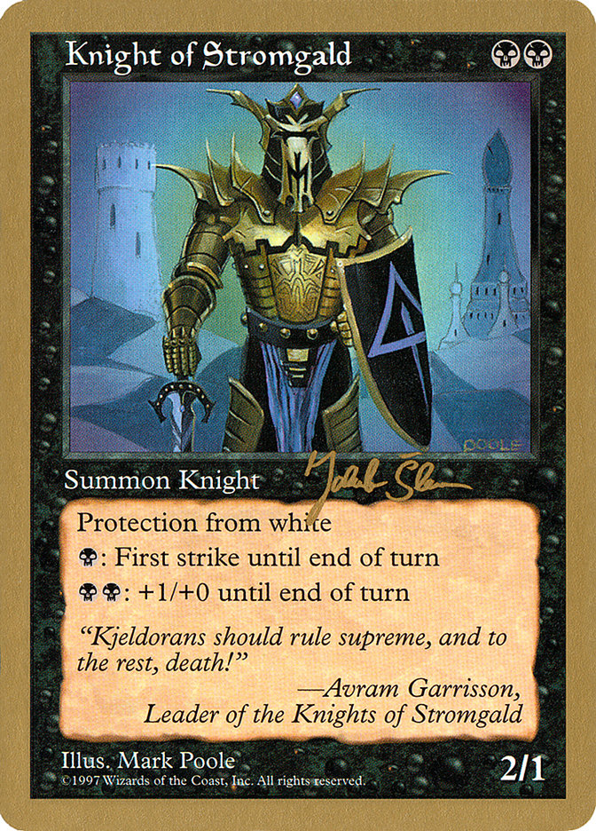Knight of Stromgald (Jakub Slemr) [World Championship Decks 1997] | Lots Moore NSW