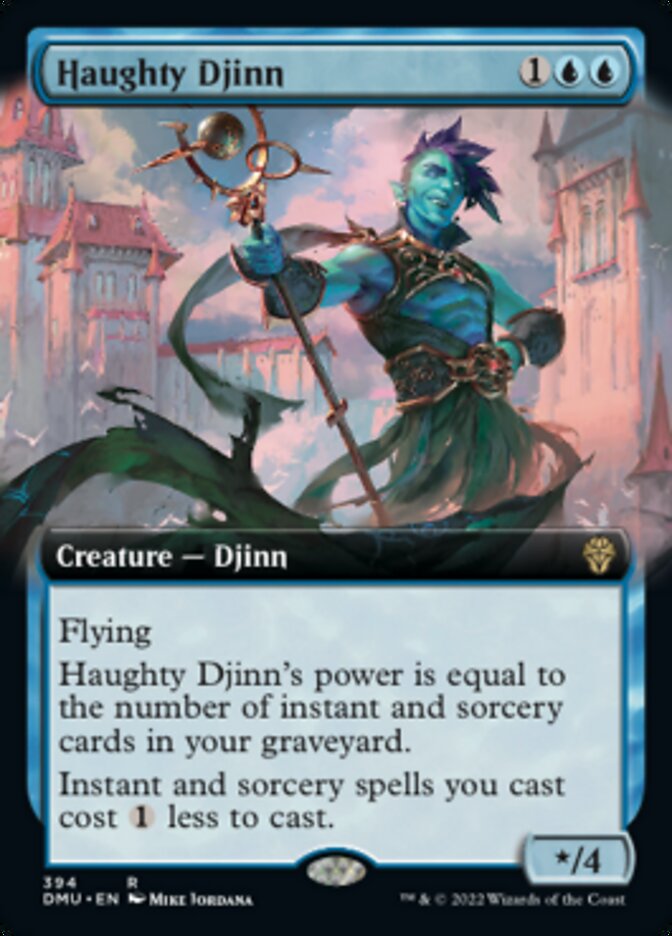 Haughty Djinn (Extended Art) [Dominaria United] | Lots Moore NSW