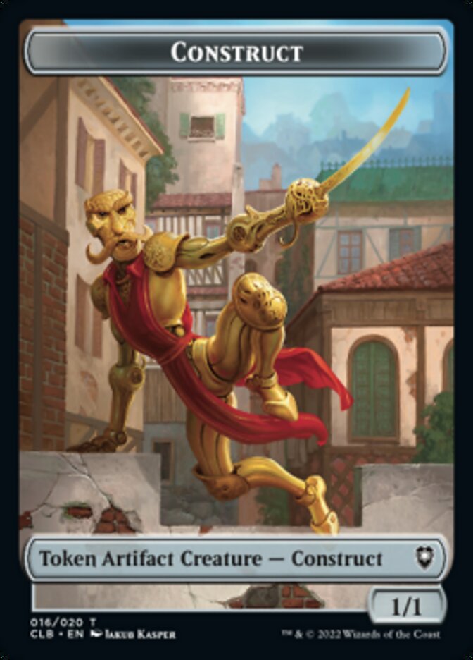 Treasure // Construct Double-sided Token [Commander Legends: Battle for Baldur's Gate Tokens] | Lots Moore NSW