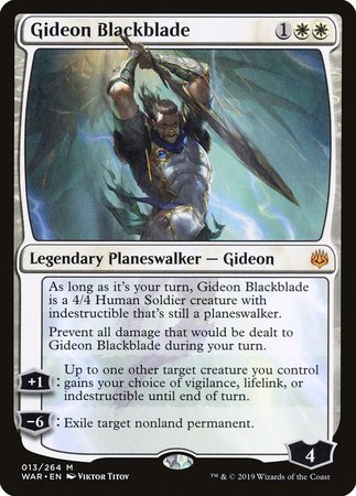 Gideon Blackblade [War of the Spark] | Lots Moore NSW