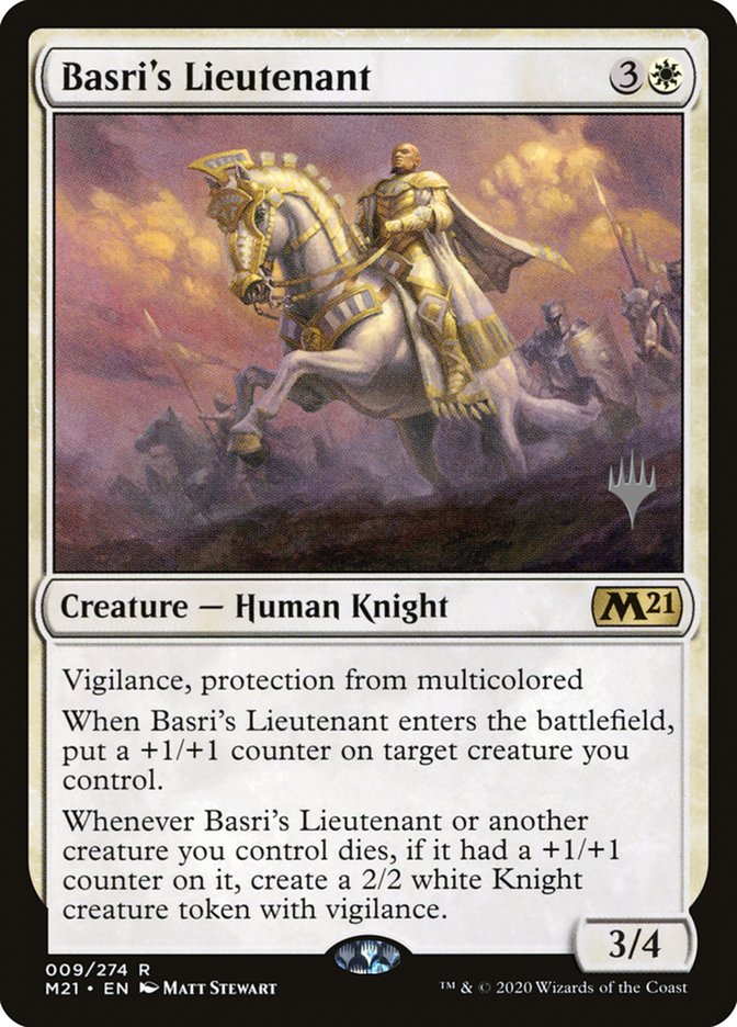 Basri's Lieutenant (Promo Pack) [Core Set 2021 Promos] | Lots Moore NSW