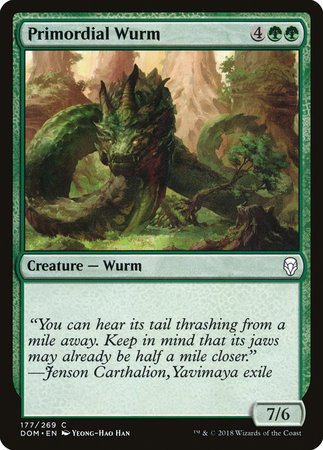 Primordial Wurm [Dominaria] | Lots Moore NSW