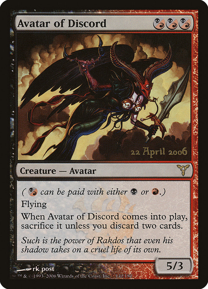 Avatar of Discord [Dissension Promos] | Lots Moore NSW