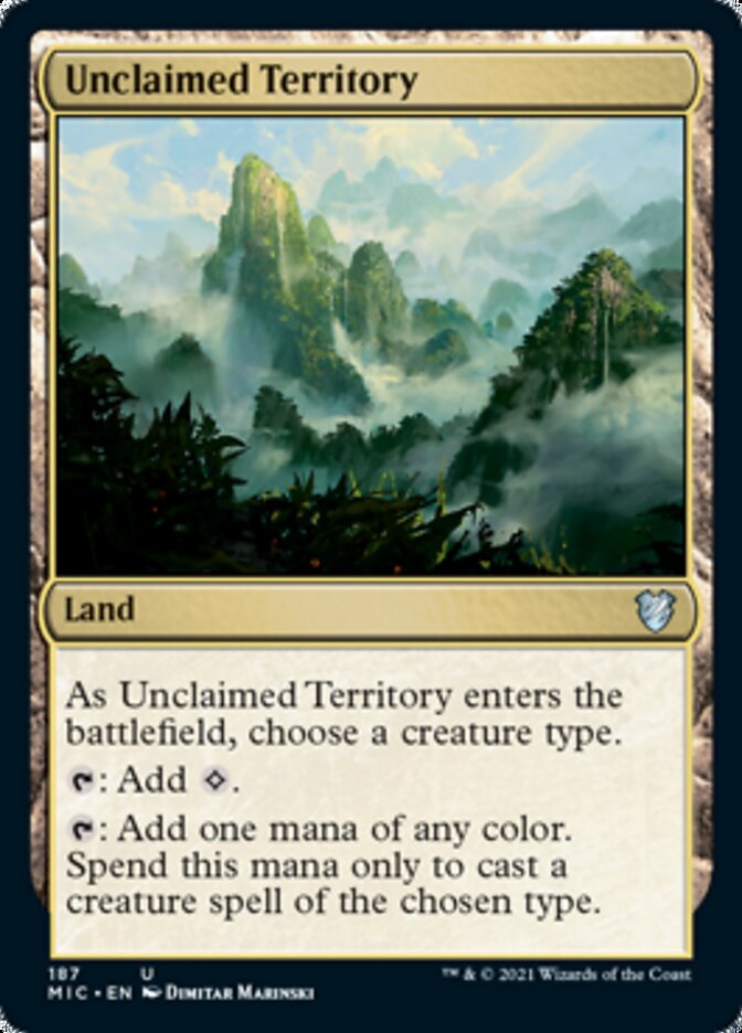 Unclaimed Territory [Innistrad: Midnight Hunt Commander] | Lots Moore NSW