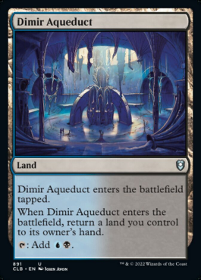 Dimir Aqueduct [Commander Legends: Battle for Baldur's Gate] | Lots Moore NSW