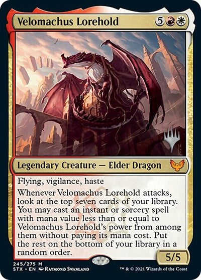 Velomachus Lorehold (Promo Pack) [Strixhaven: School of Mages Promos] | Lots Moore NSW