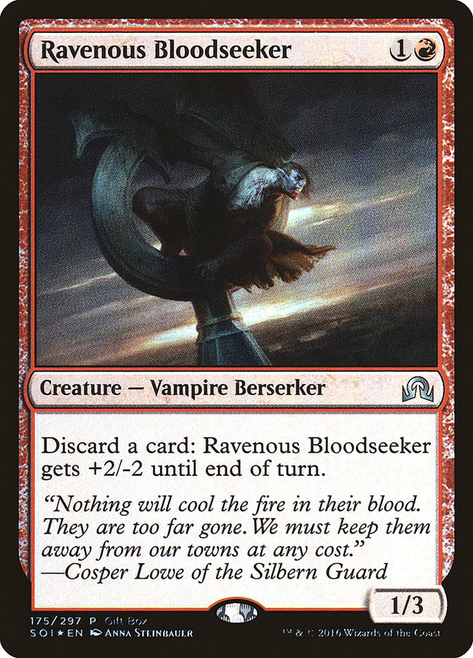 Ravenous Bloodseeker (Gift Box) [Shadows over Innistrad Promos] | Lots Moore NSW