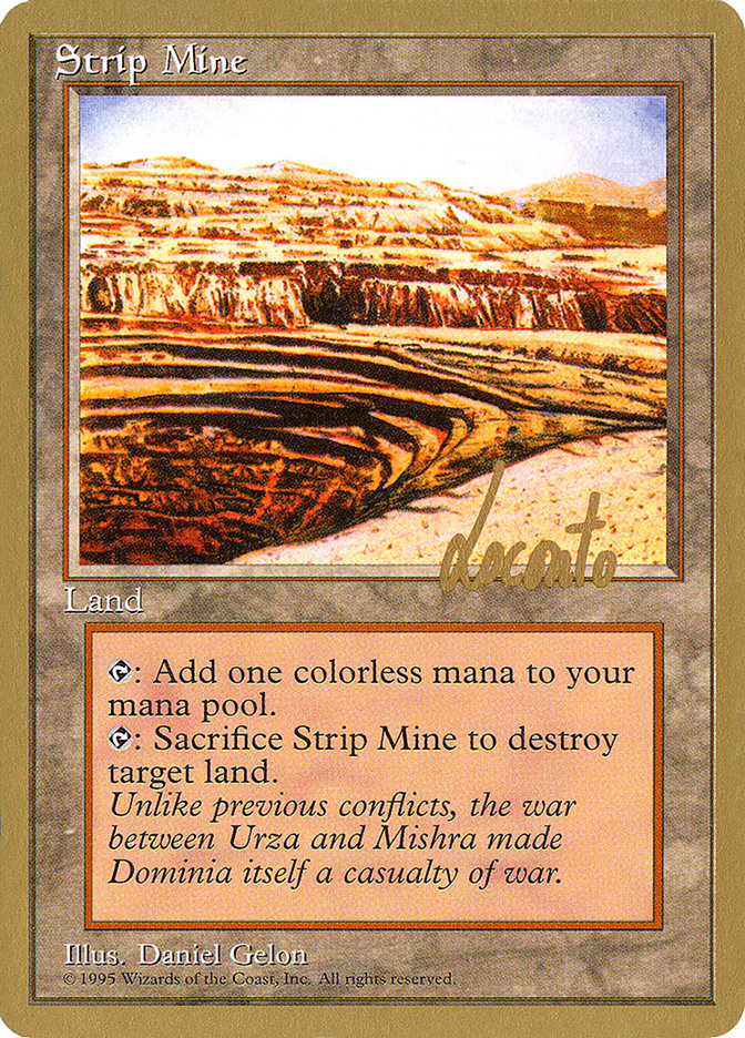 Strip Mine (Michael Loconto) [Pro Tour Collector Set] | Lots Moore NSW