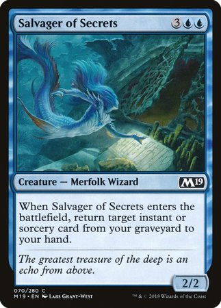 Salvager of Secrets [Core Set 2019] | Lots Moore NSW