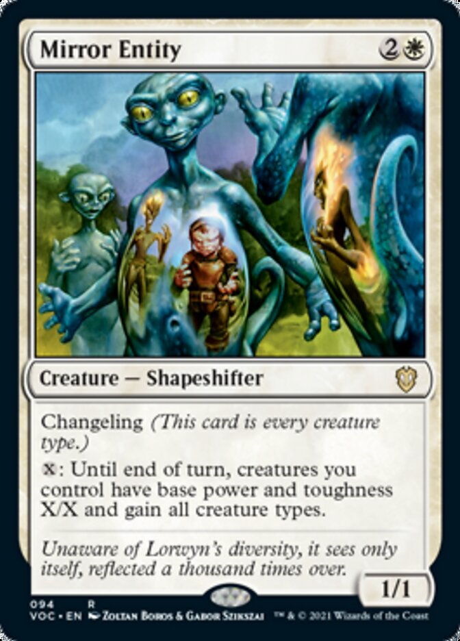 Mirror Entity [Innistrad: Crimson Vow Commander] | Lots Moore NSW