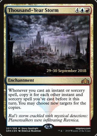 Thousand-Year Storm [Guilds of Ravnica Promos] | Lots Moore NSW