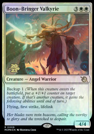 Boon-Bringer Valkyrie [March of the Machine Prerelease Promos] | Lots Moore NSW