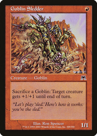 Goblin Sledder [Onslaught] | Lots Moore NSW