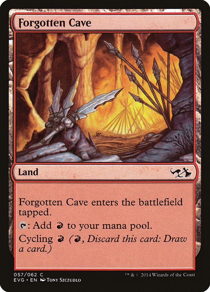 Forgotten Cave (Elves vs. Goblins) [Duel Decks Anthology] | Lots Moore NSW