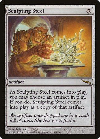 Sculpting Steel [Mirrodin] | Lots Moore NSW