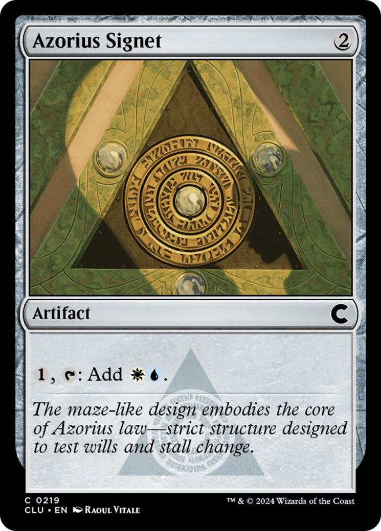 Azorius Signet [Ravnica: Clue Edition] | Lots Moore NSW