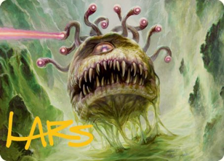 Beholder Art Card (Gold-Stamped Signature) [Dungeons & Dragons: Adventures in the Forgotten Realms Art Series] | Lots Moore NSW