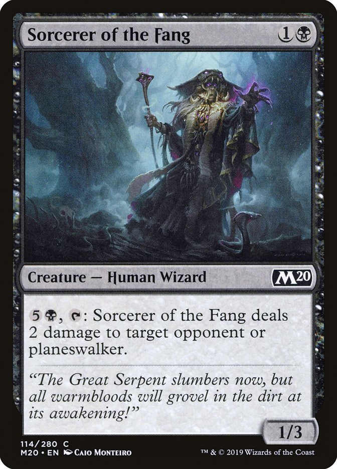 Sorcerer of the Fang [Core Set 2020] | Lots Moore NSW